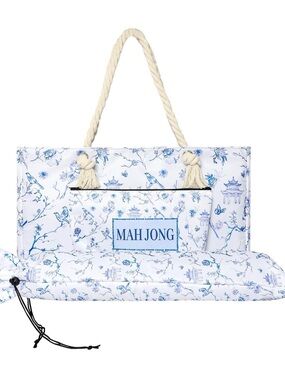 TIASUSAN Empty Mahjong Bag for American Mahjong Set, Mahjong Carrying Bag